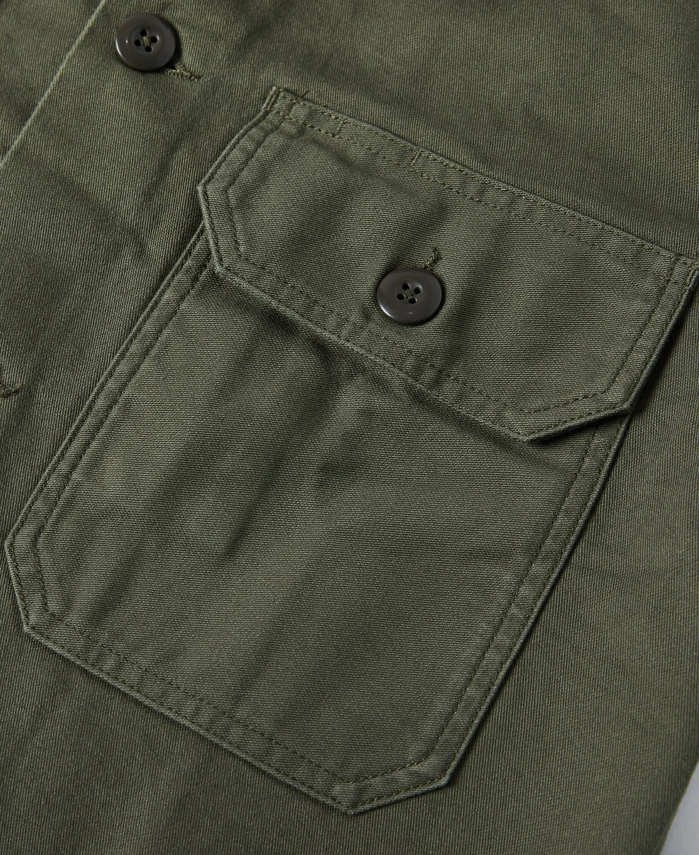 1963 US Army OG-107 Fatigue Utility Shirt