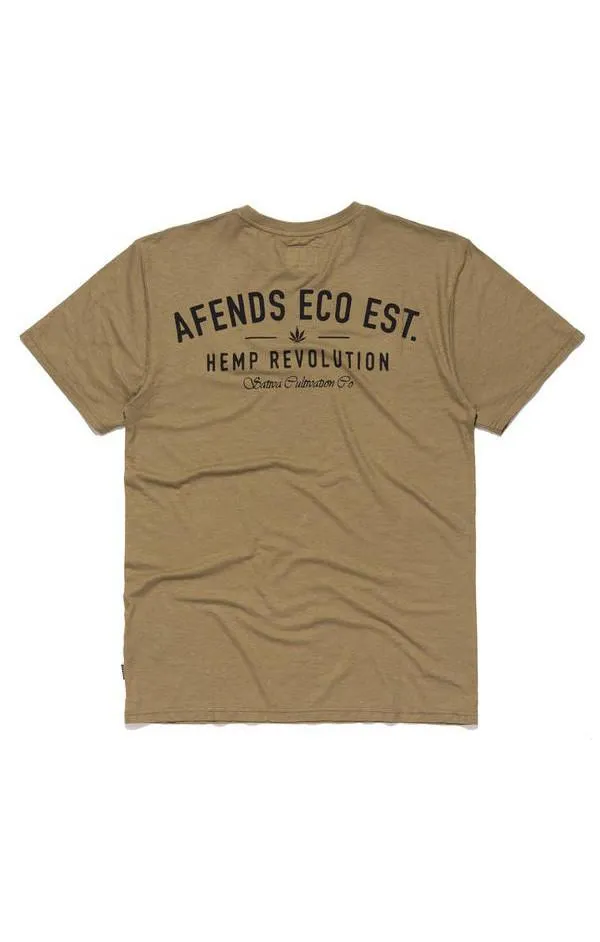 Afends Mens Eco Est. - Standard Fit Hemp Tee