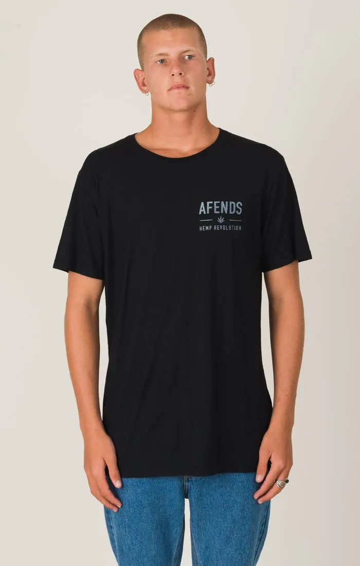 Afends Mens Eco Est. - Standard Fit Hemp Tee