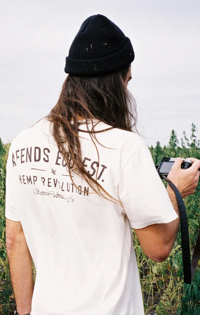 Afends Mens Eco Est. - Standard Fit Hemp Tee