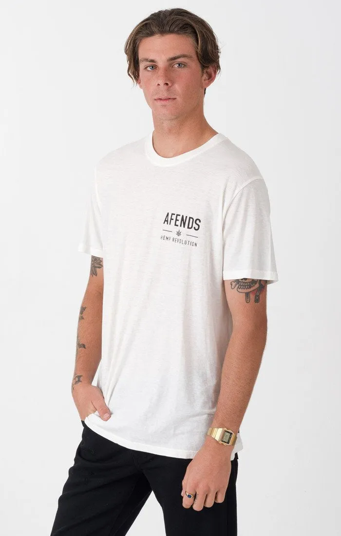 Afends Mens Eco Est. - Standard Fit Hemp Tee