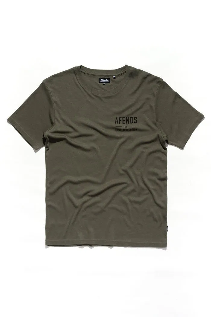 Afends Mens Eco Est. - Standard Fit Hemp Tee