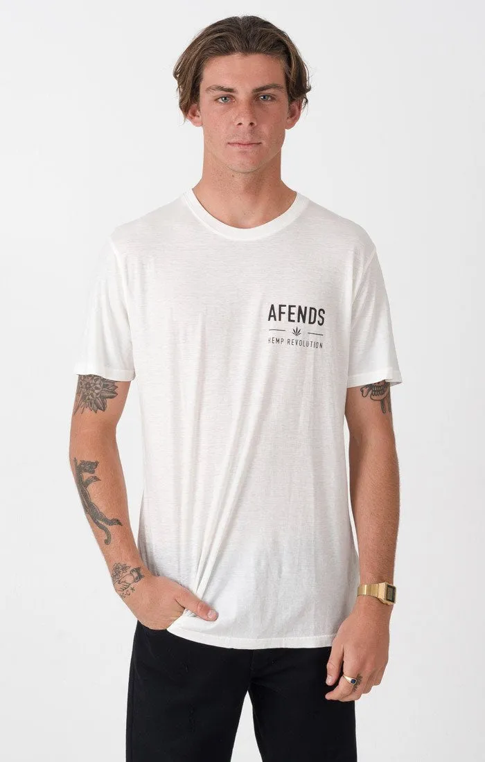 Afends Mens Eco Est. - Standard Fit Hemp Tee