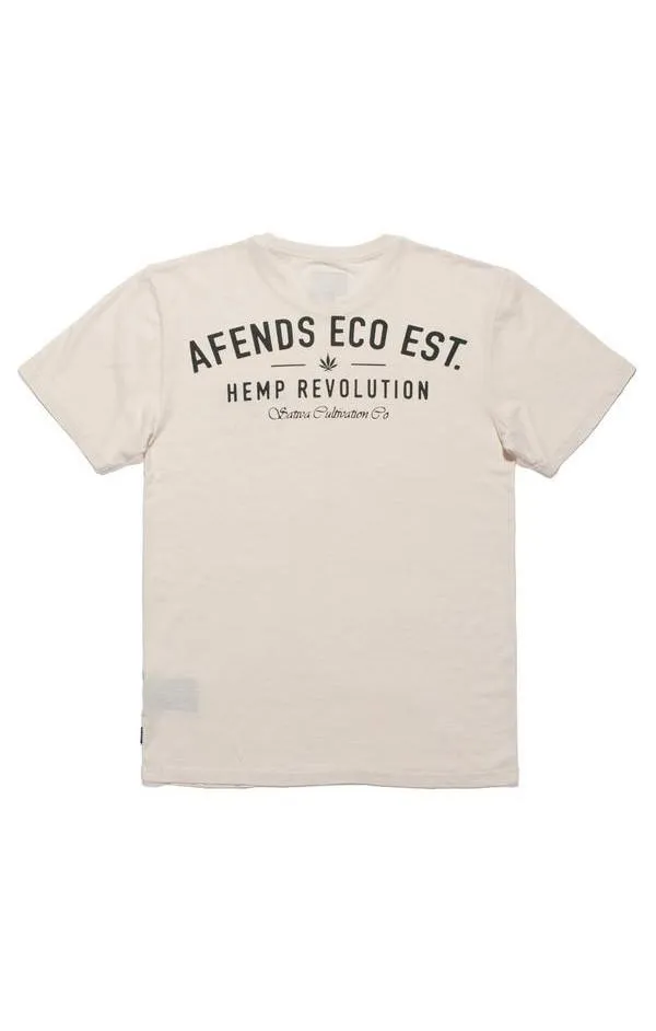 Afends Mens Eco Est. - Standard Fit Hemp Tee