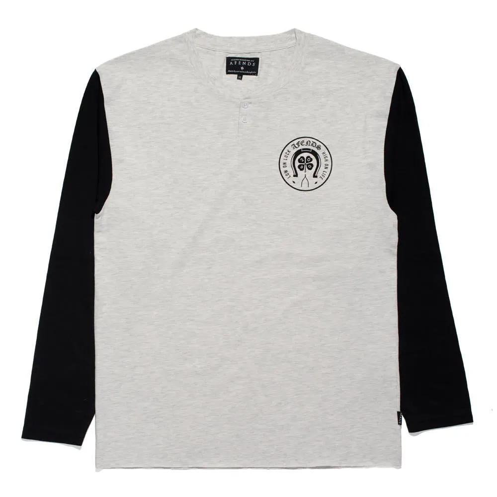 Afends Mens Ground - Baseball Long Sleeve Tee