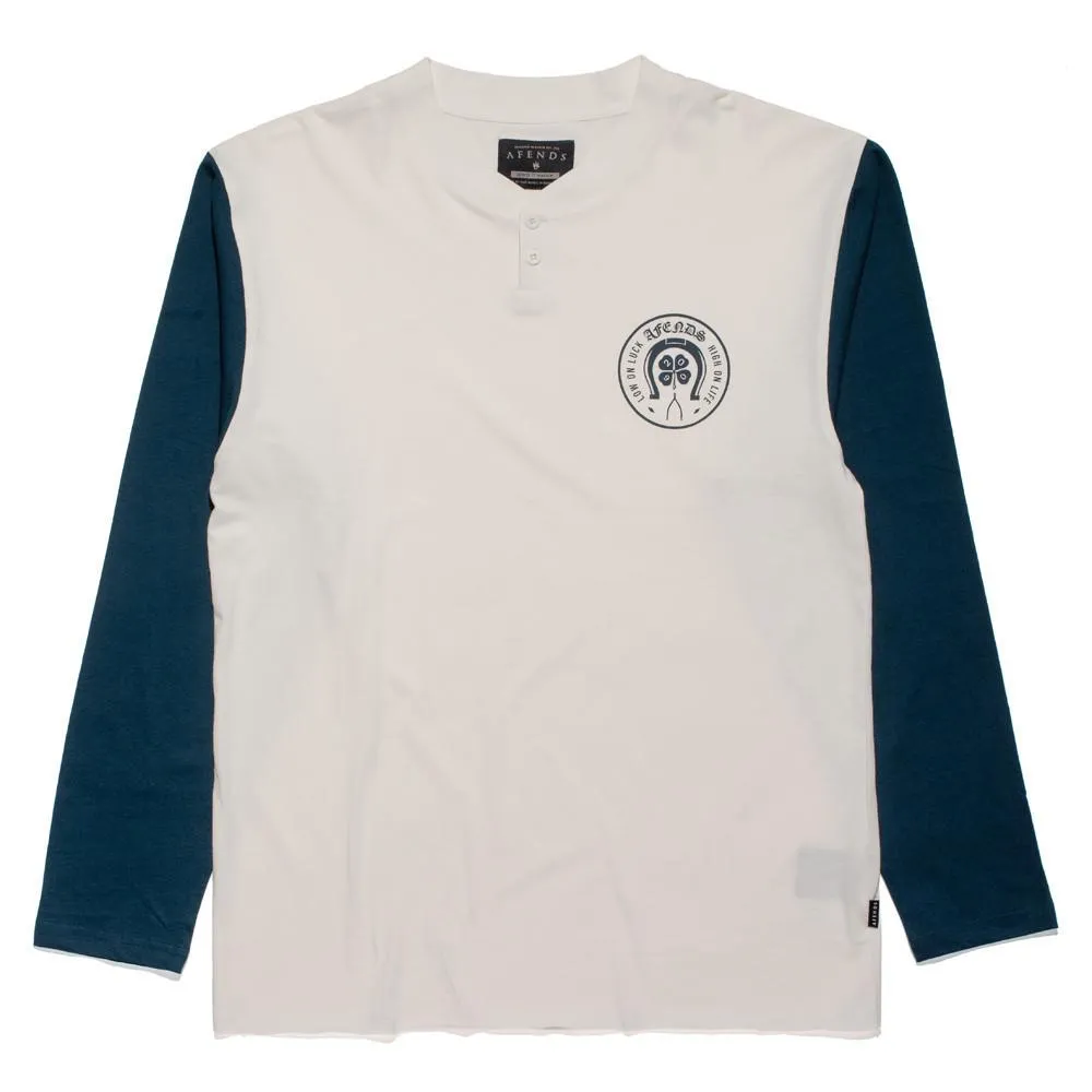 Afends Mens Ground - Baseball Long Sleeve Tee