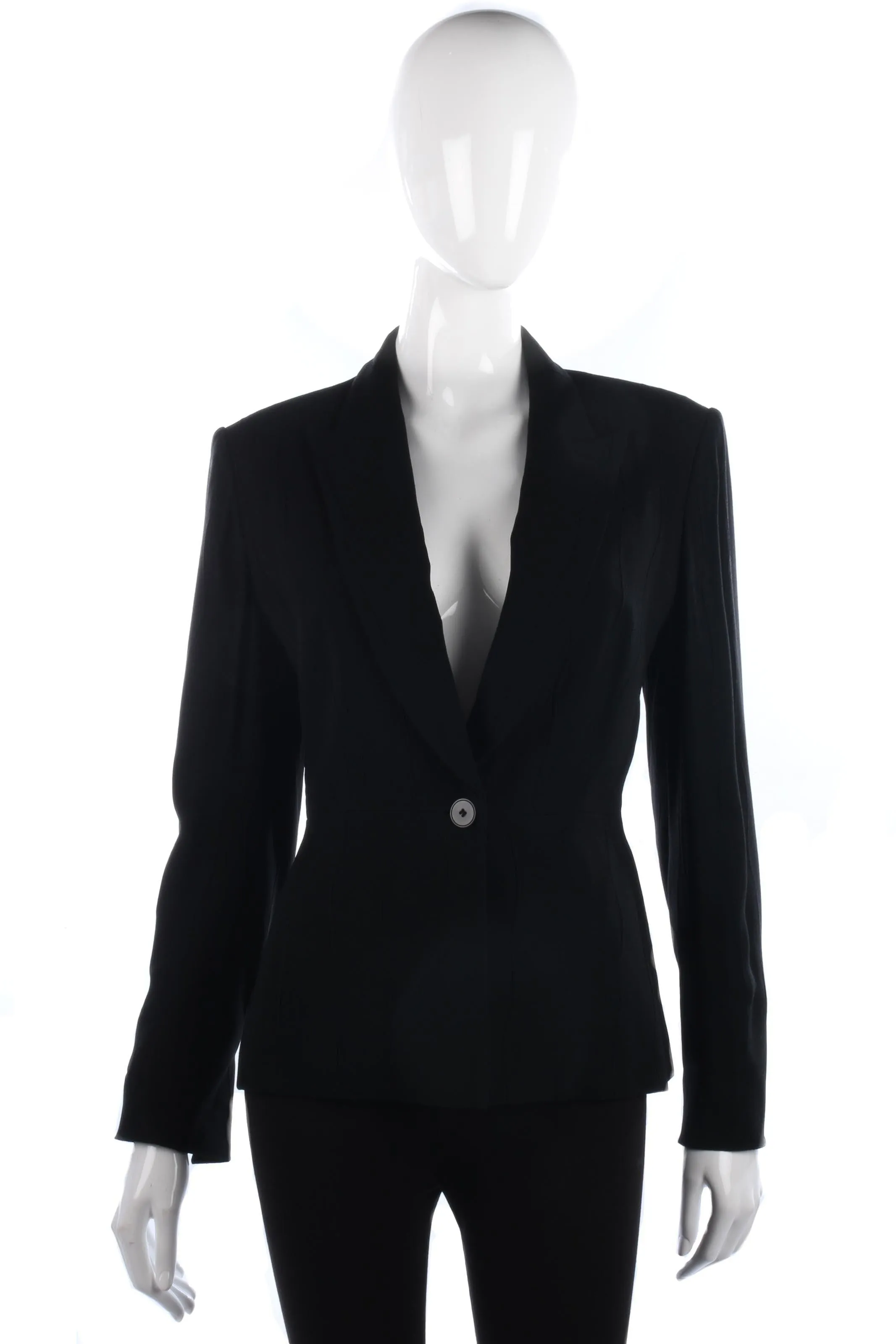 Amanda Marshall Jacket Black Size 10