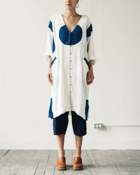 Atelier Delphine Gillian Coat, Linen Indigo