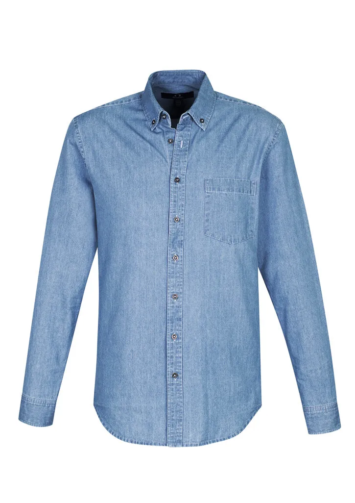 Biz Collection Indie Mens L/S Shirt (S017ML)-Clearance