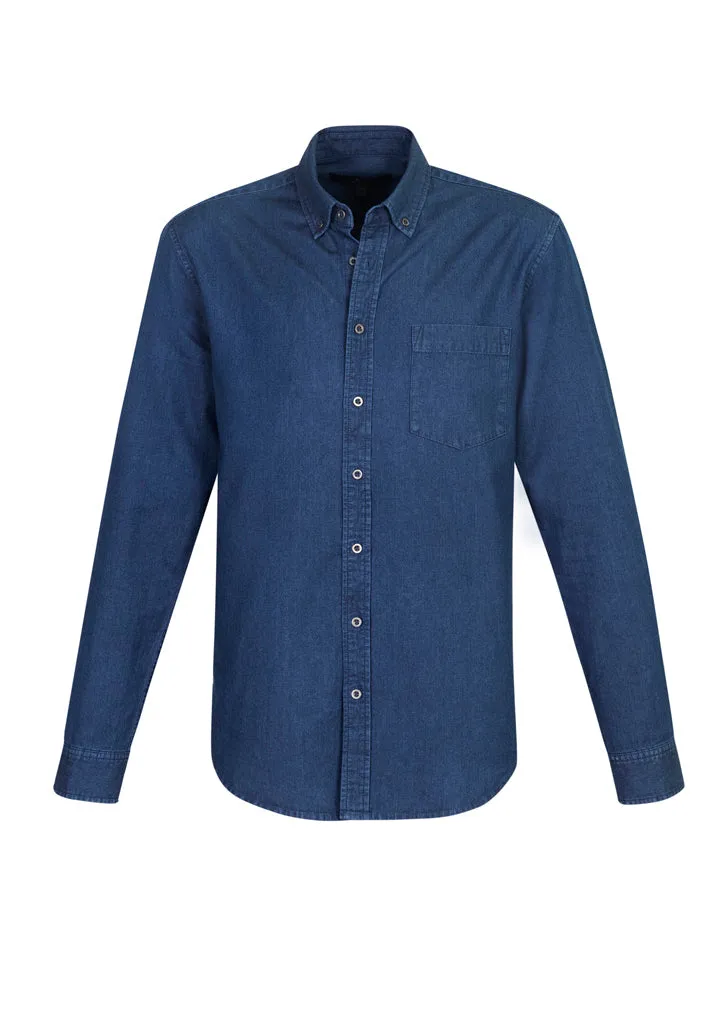 Biz Collection Indie Mens L/S Shirt (S017ML)-Clearance