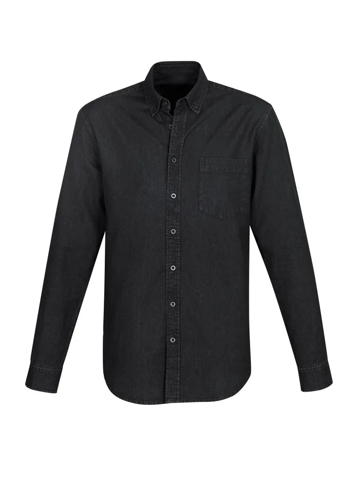 Biz Collection Indie Mens L/S Shirt (S017ML)-Clearance