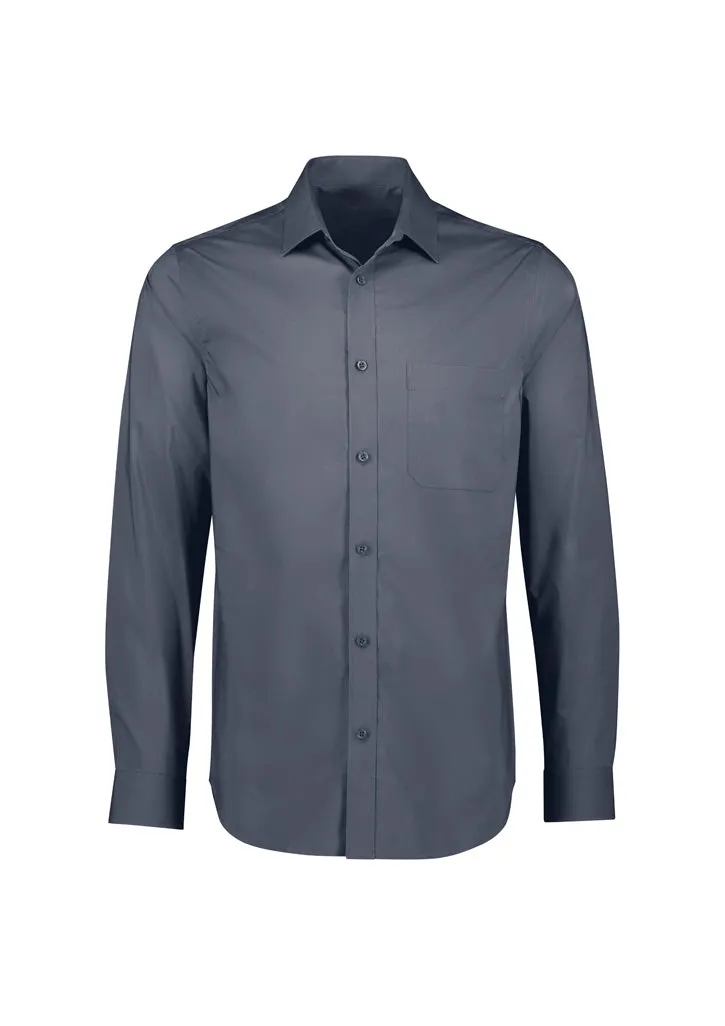 Biz Collection Mens Mason Classic Long Sleeve Shirt (S334ML)-Clearance