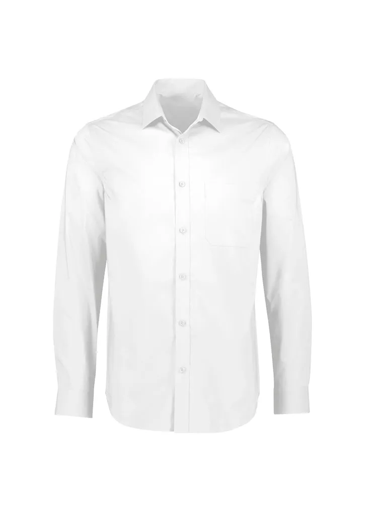 Biz Collection Mens Mason Classic Long Sleeve Shirt (S334ML)-Clearance