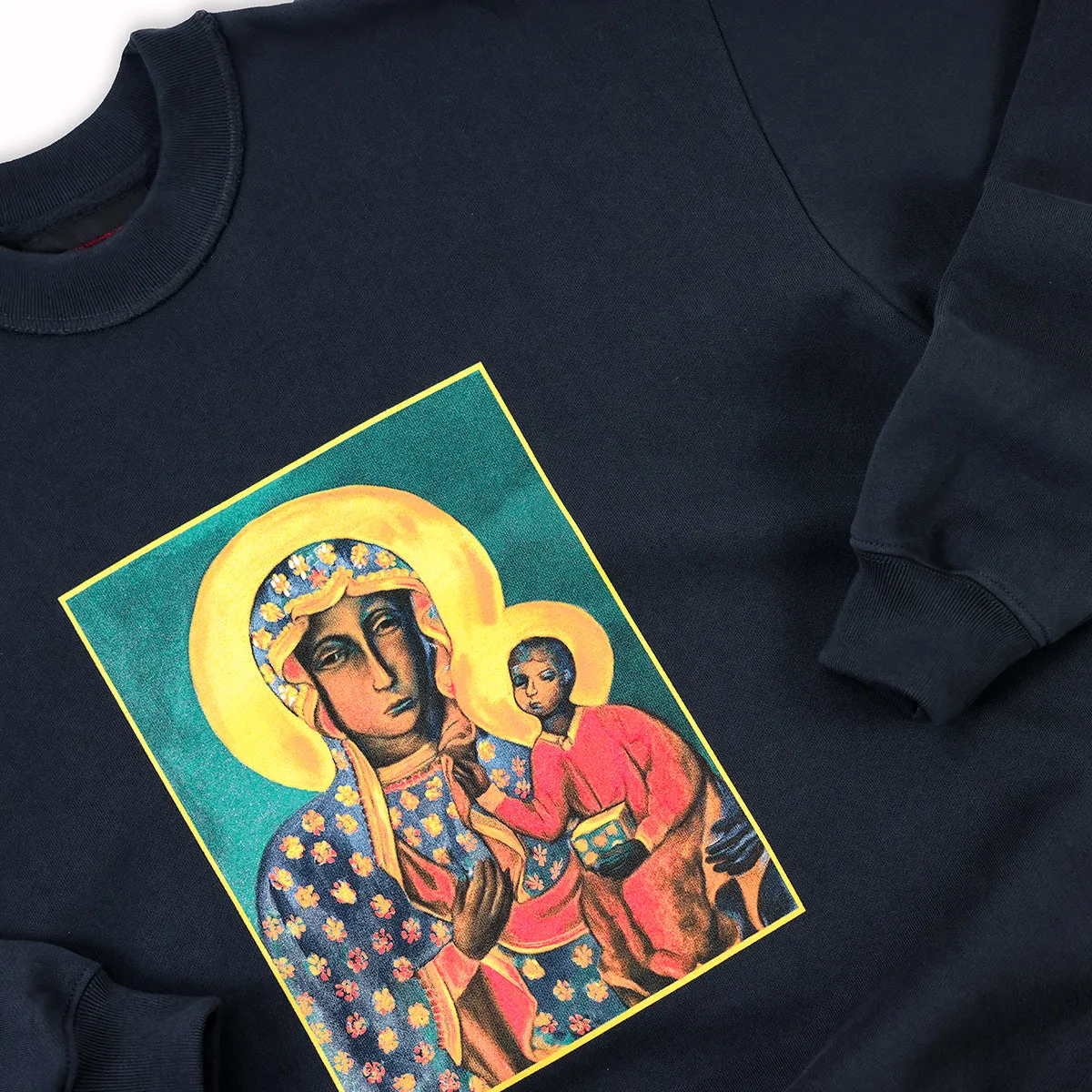 Black Madonna Crewneck - Black