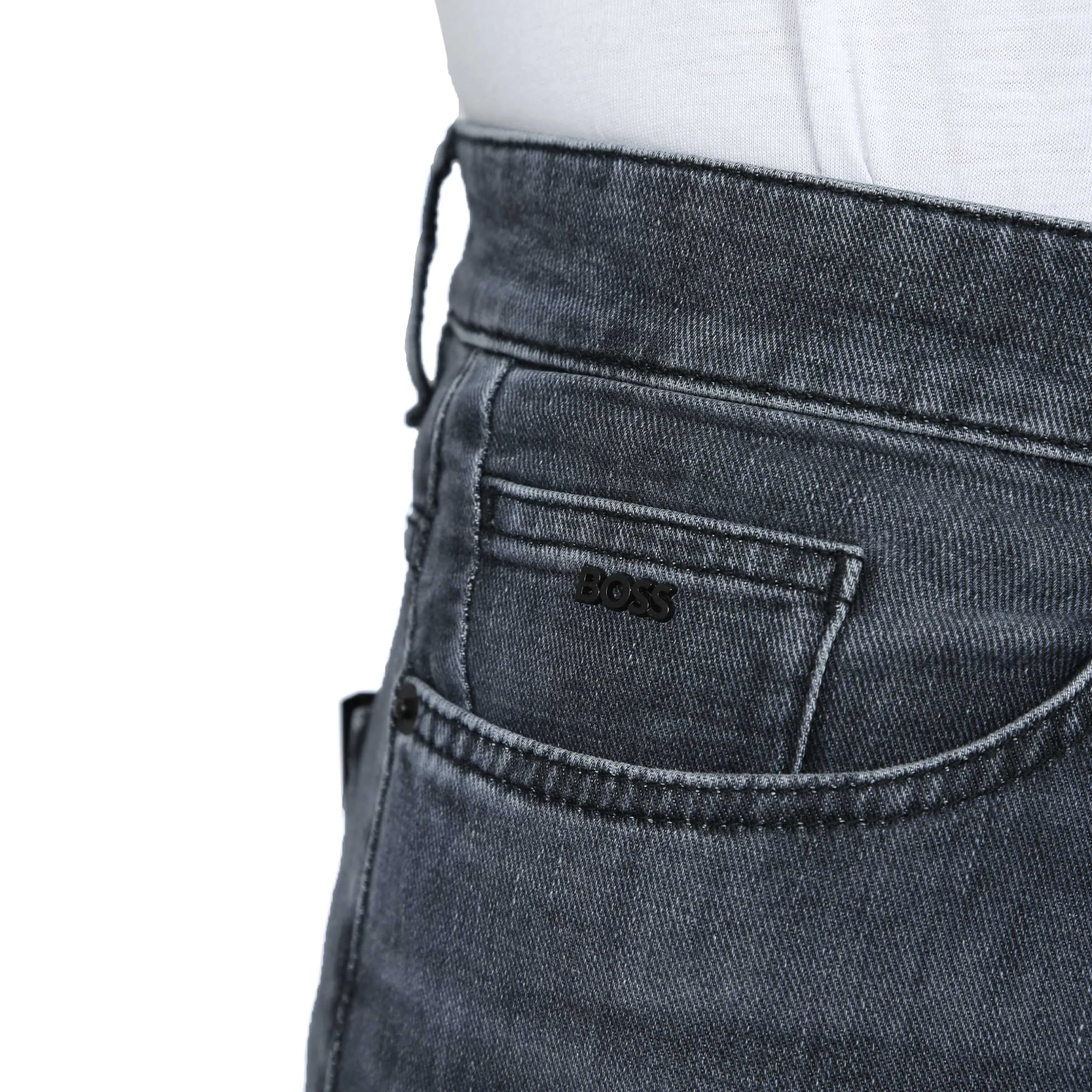 BOSS Delaware3 1 Jean in Charcoal