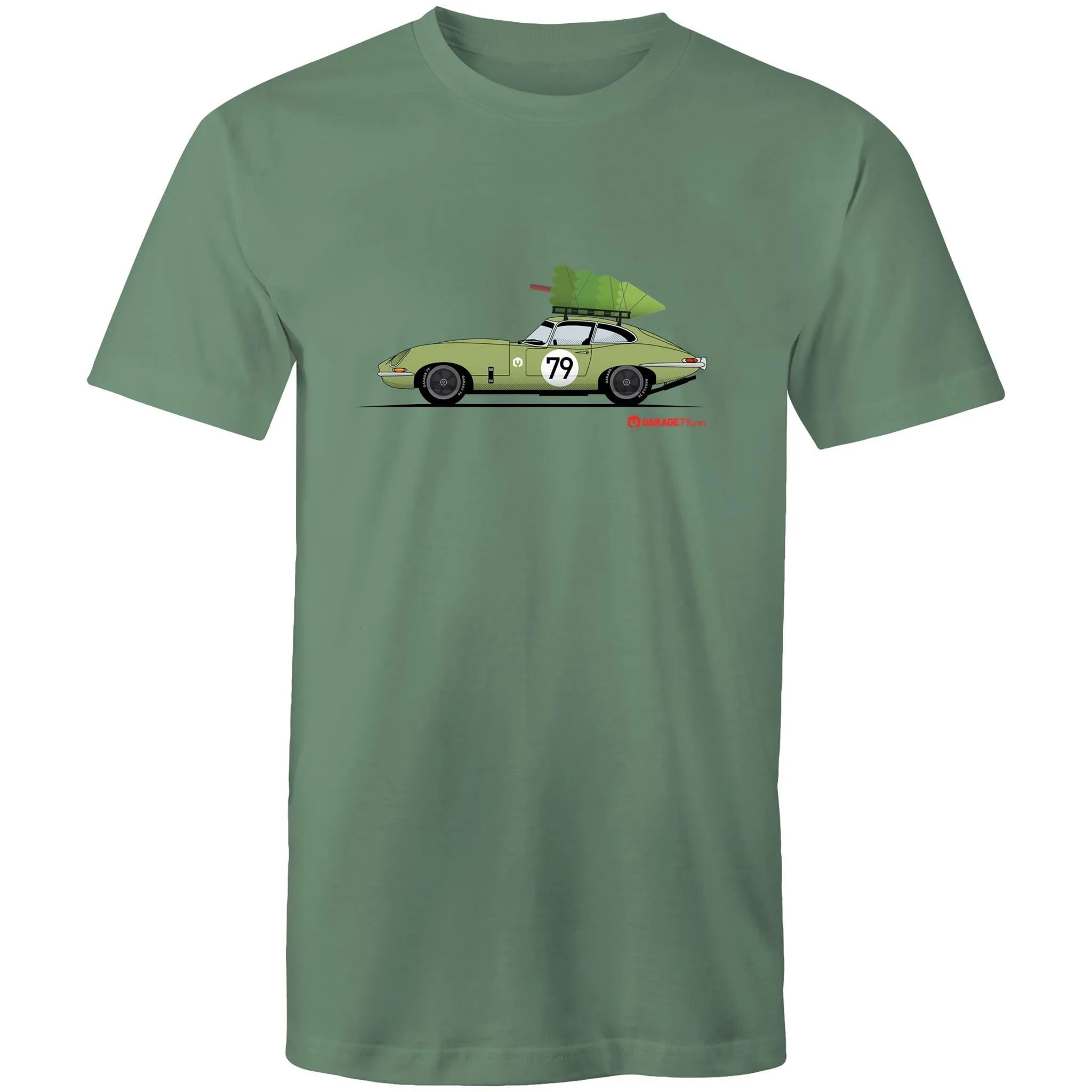 Christmas Jaguar E-Type Series Mens T-Shirt