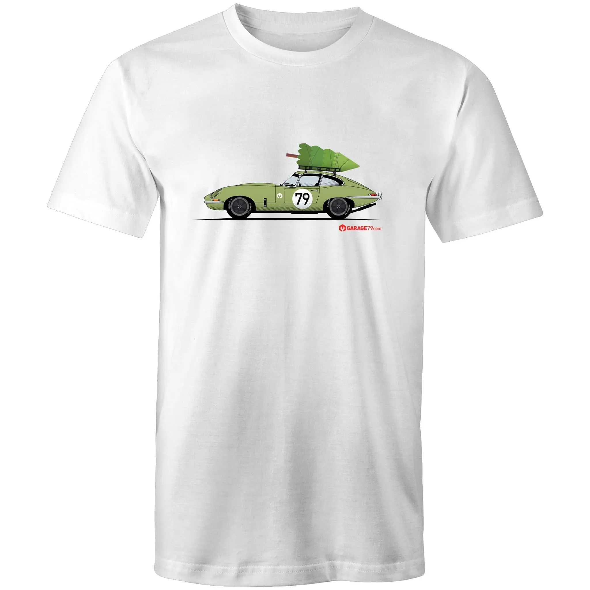 Christmas Jaguar E-Type Series Mens T-Shirt