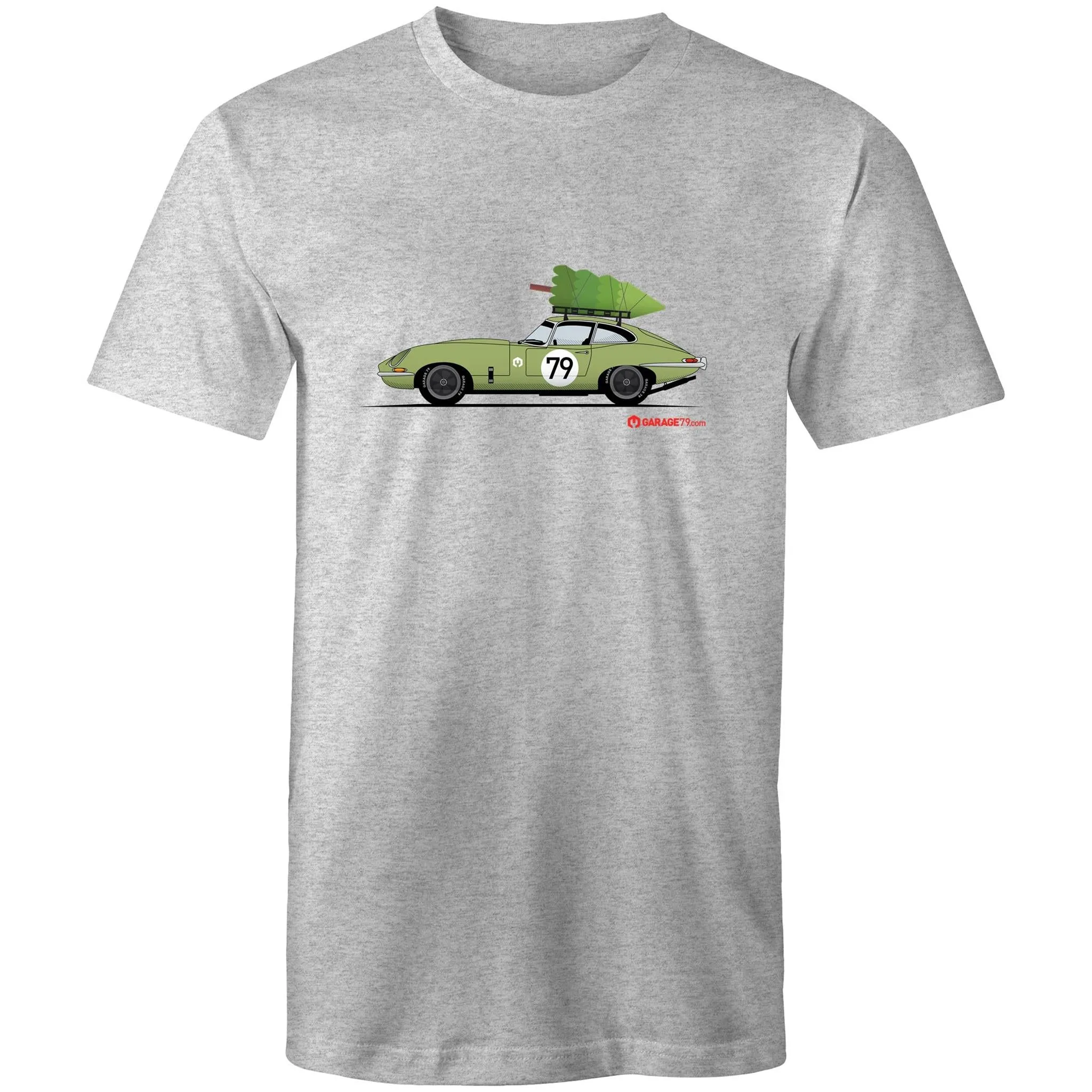 Christmas Jaguar E-Type Series Mens T-Shirt