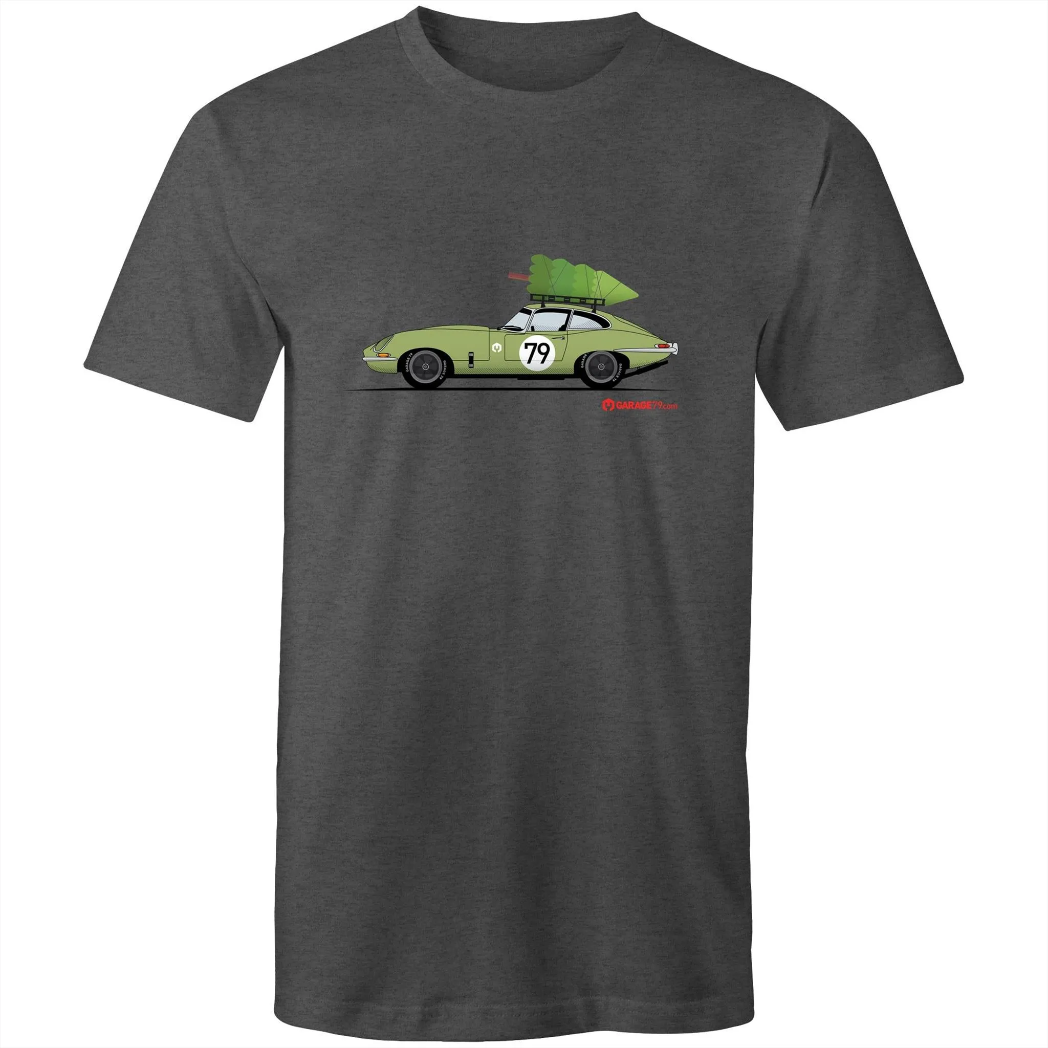 Christmas Jaguar E-Type Series Mens T-Shirt