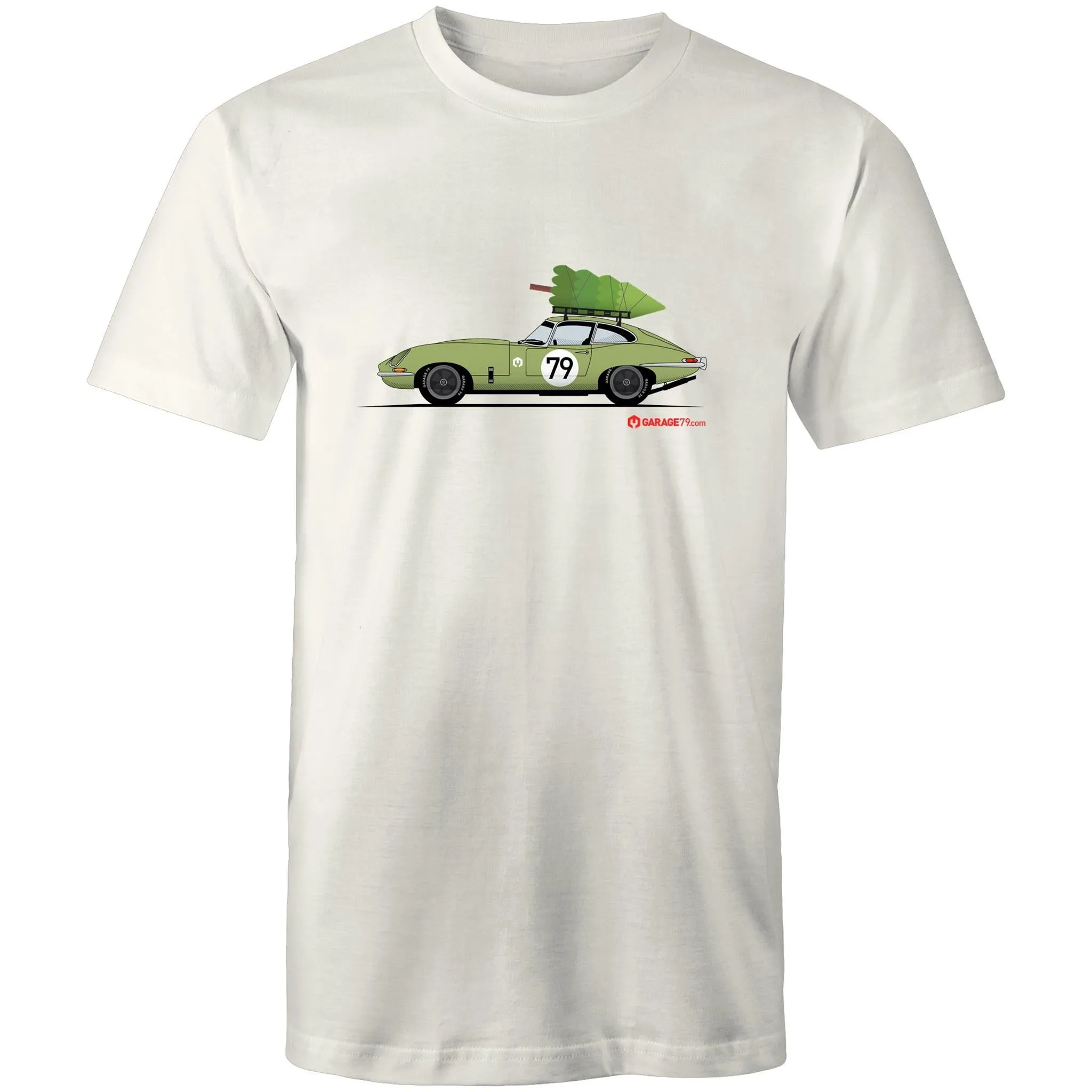 Christmas Jaguar E-Type Series Mens T-Shirt