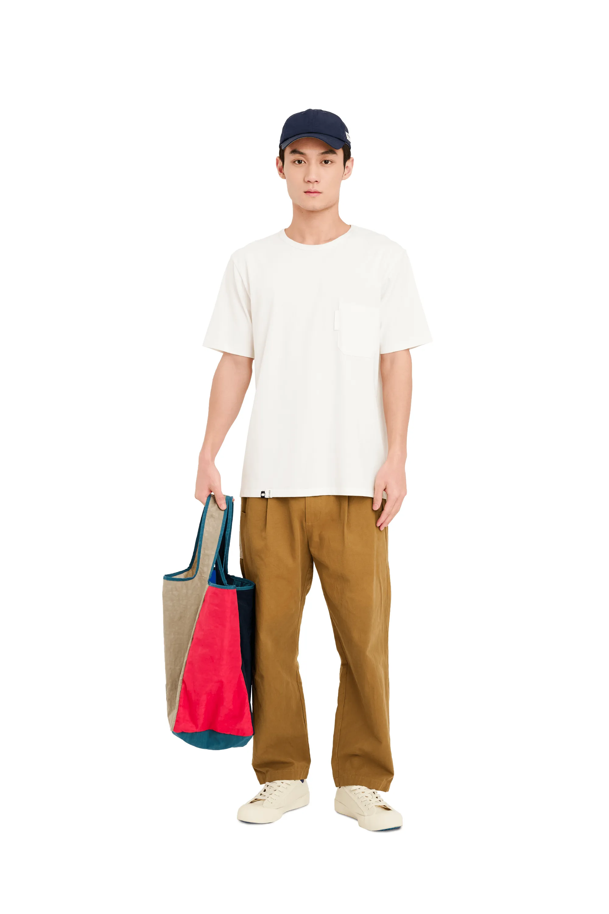 Contrast Pocket Tapered Trouser