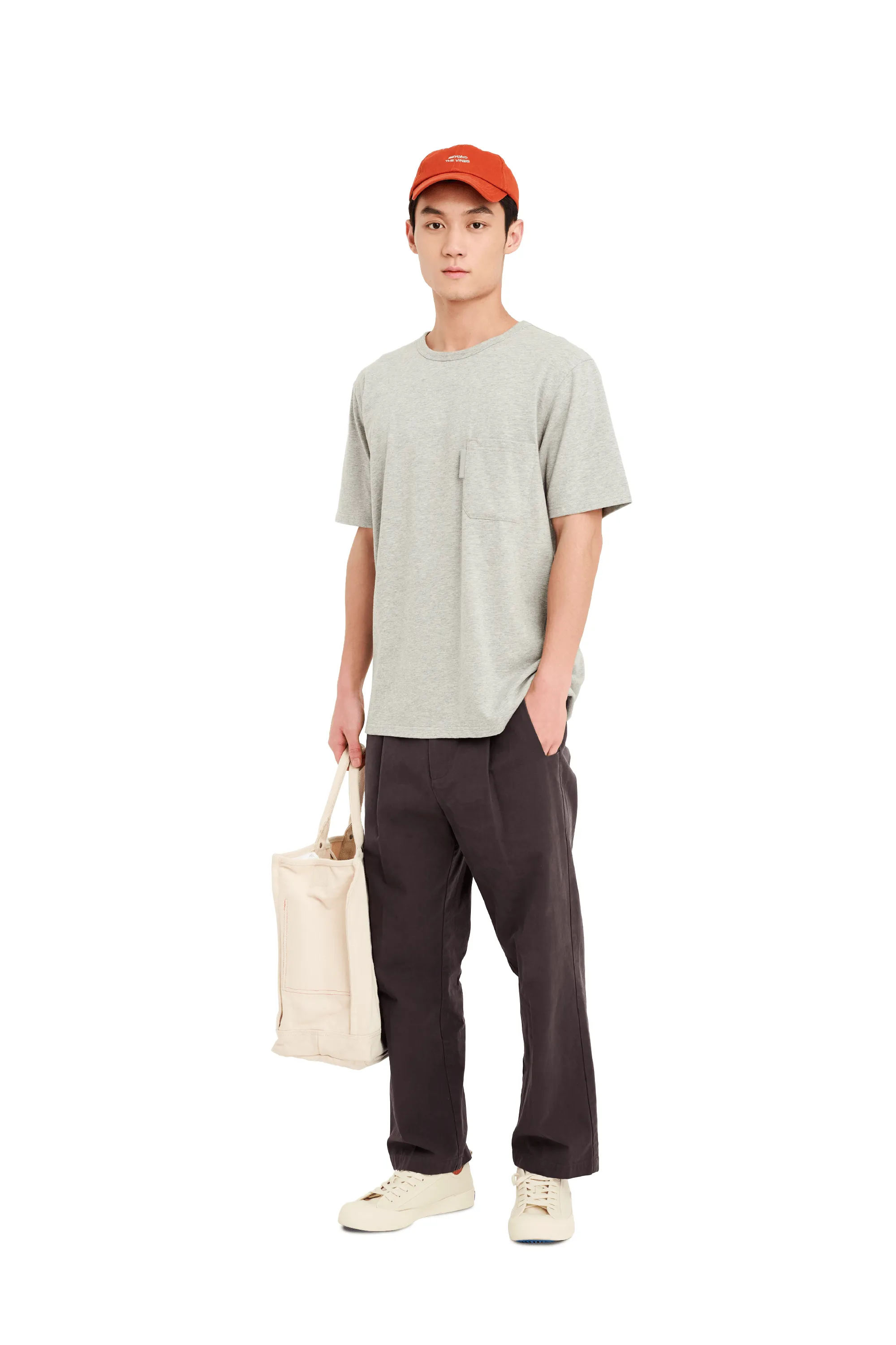 Contrast Pocket Tapered Trouser