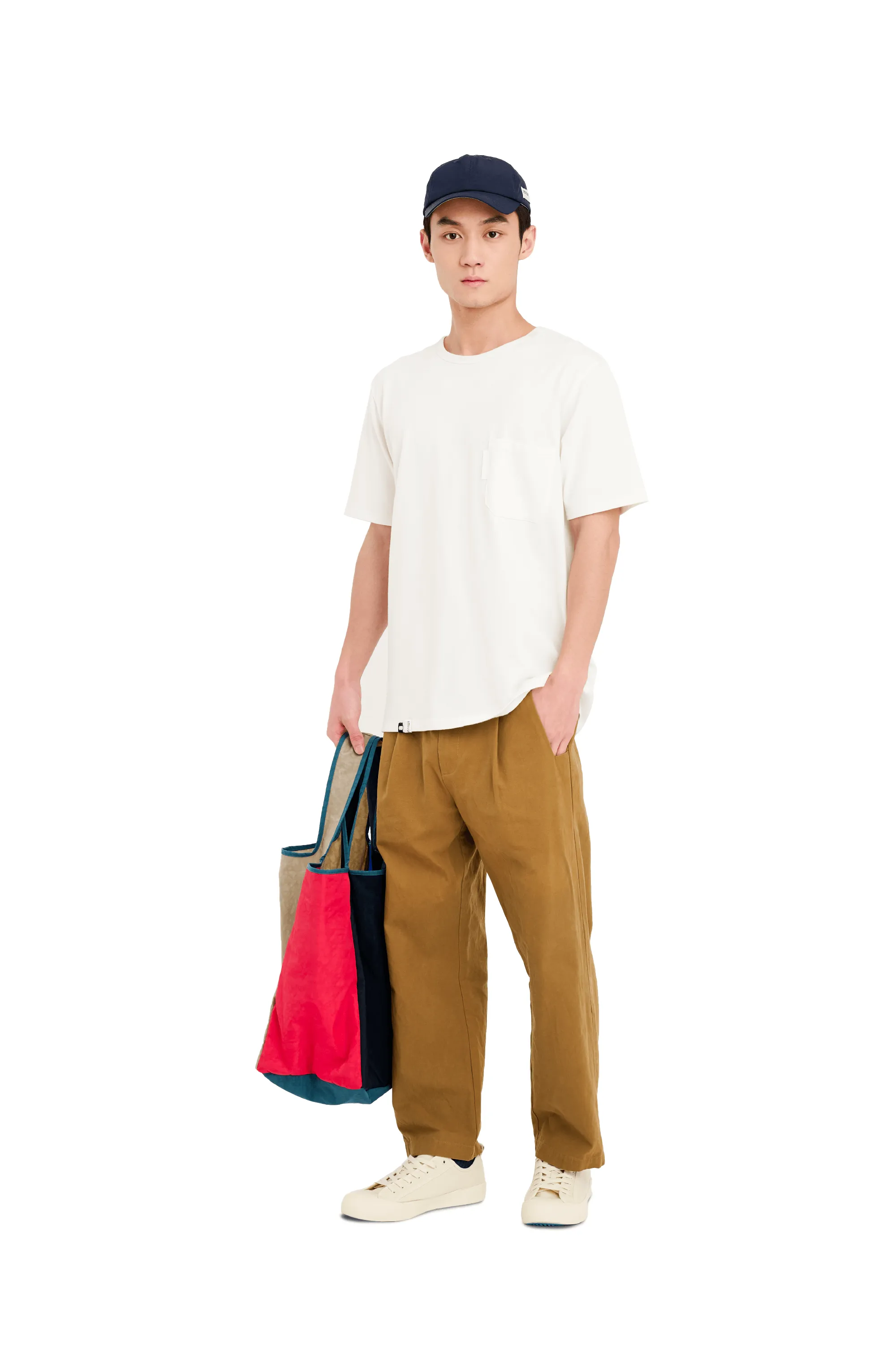 Contrast Pocket Tapered Trouser