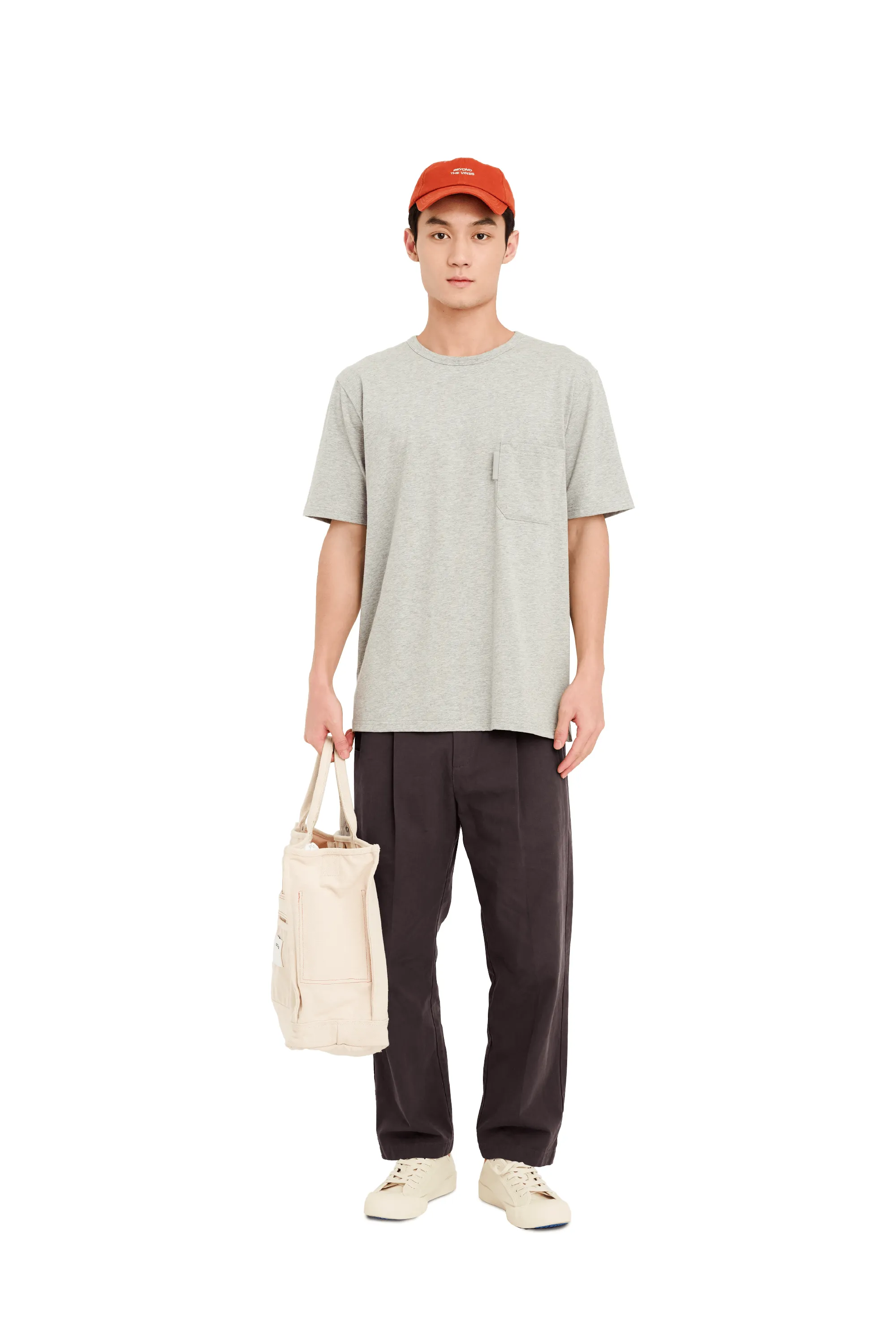 Contrast Pocket Tapered Trouser