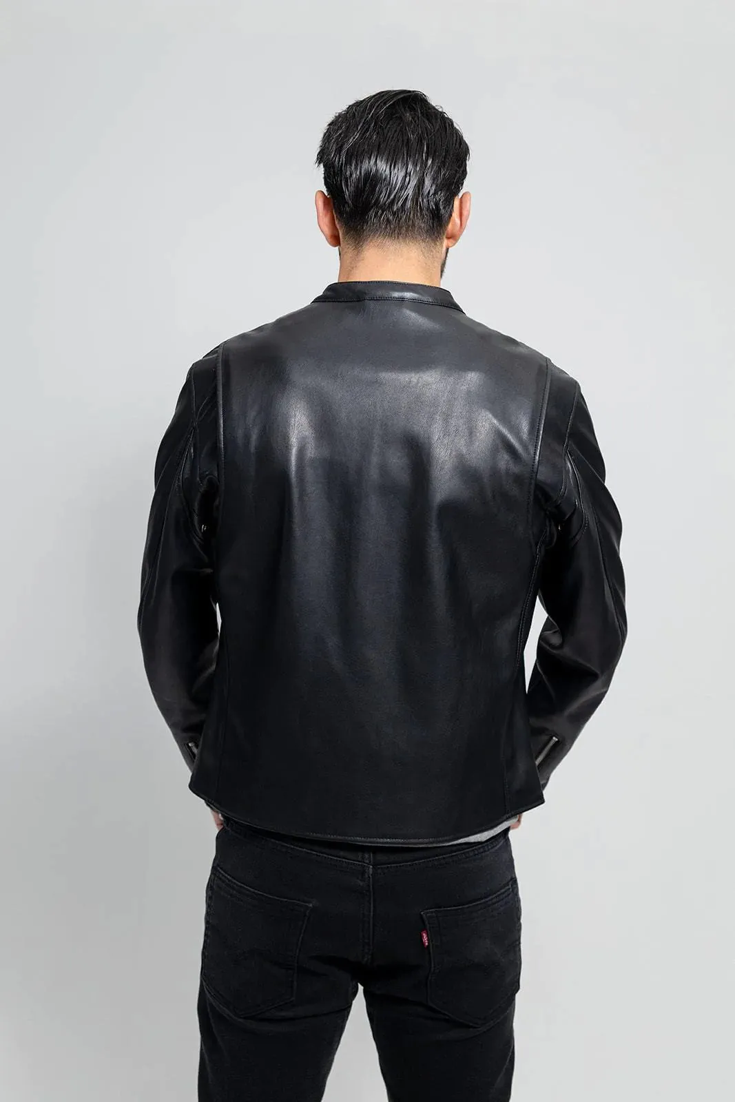 Dillon Mens Vegan Faux Leather Jacket