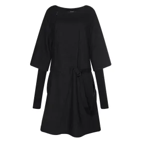 Double Sleeves Biker Dress