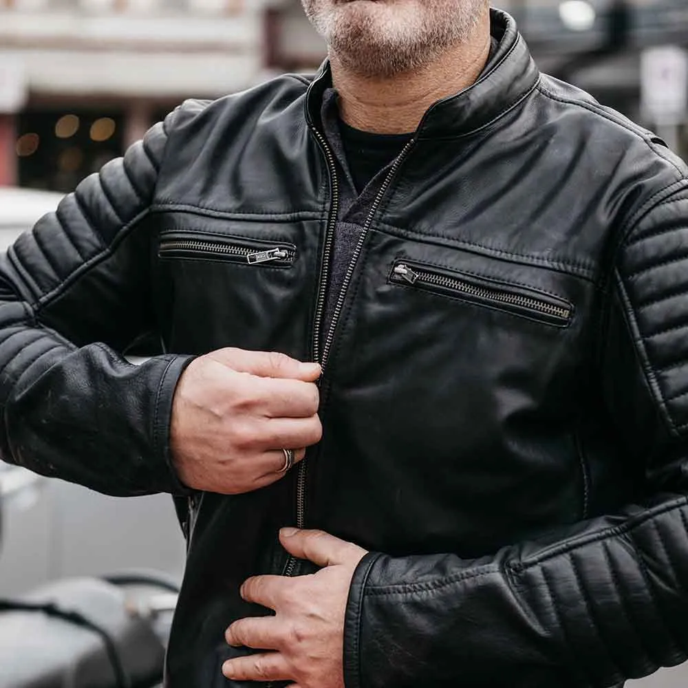 Enforcer™ Leather Biker Jacket