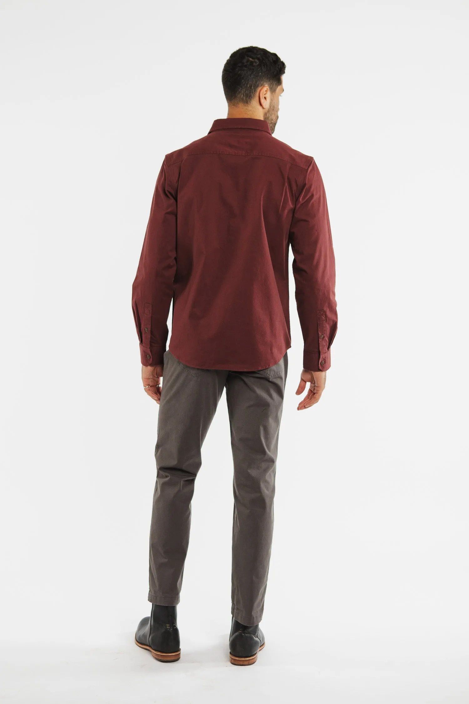 Eugene Utility Shirt / Burgundy