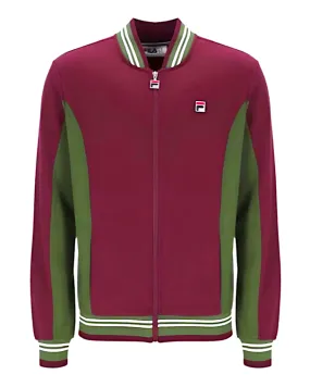 Fila® SETTANTA Track Jacket/Windsor Wine/Chive/Gardenia - New AW24