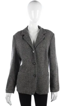 Finnk Arelia lovely grey wool mix jacket size 16