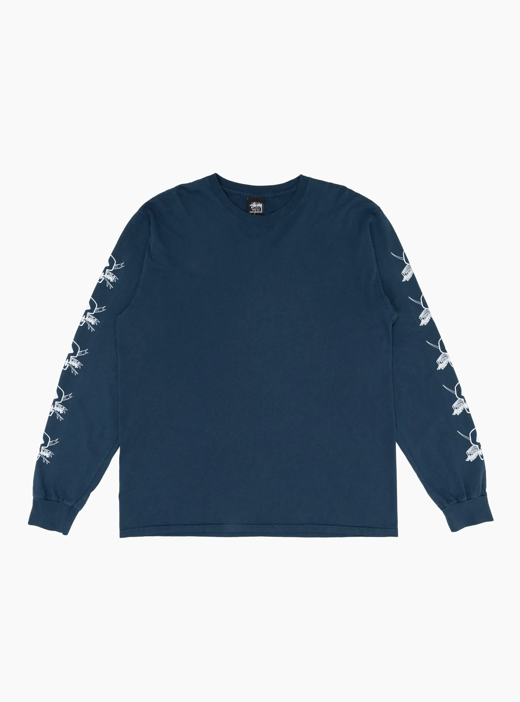 Foils Pig. Dyed LS T-shirt Navy