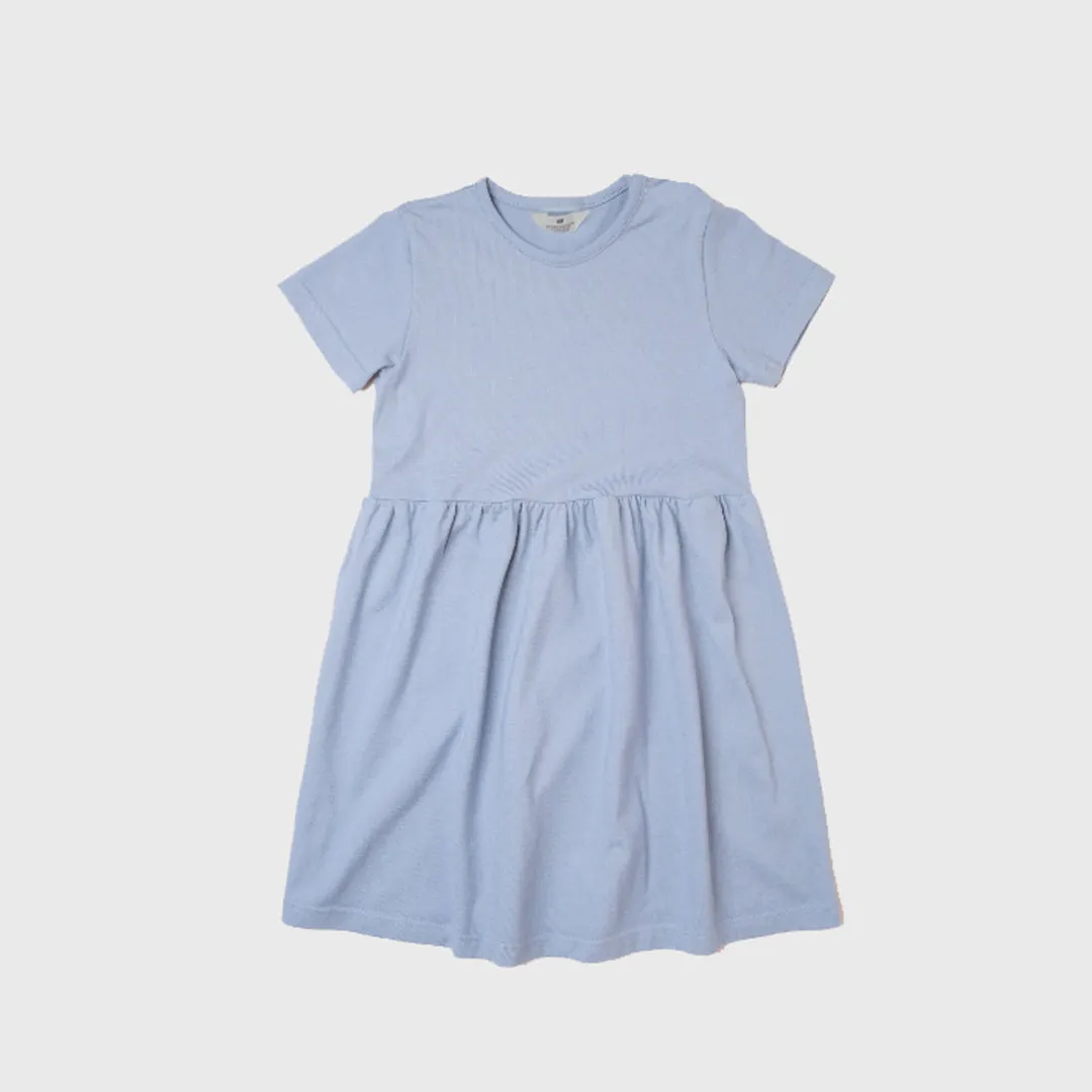 H&M - Kids 'Aqua' Short Sleeve Cotton Frock HM140