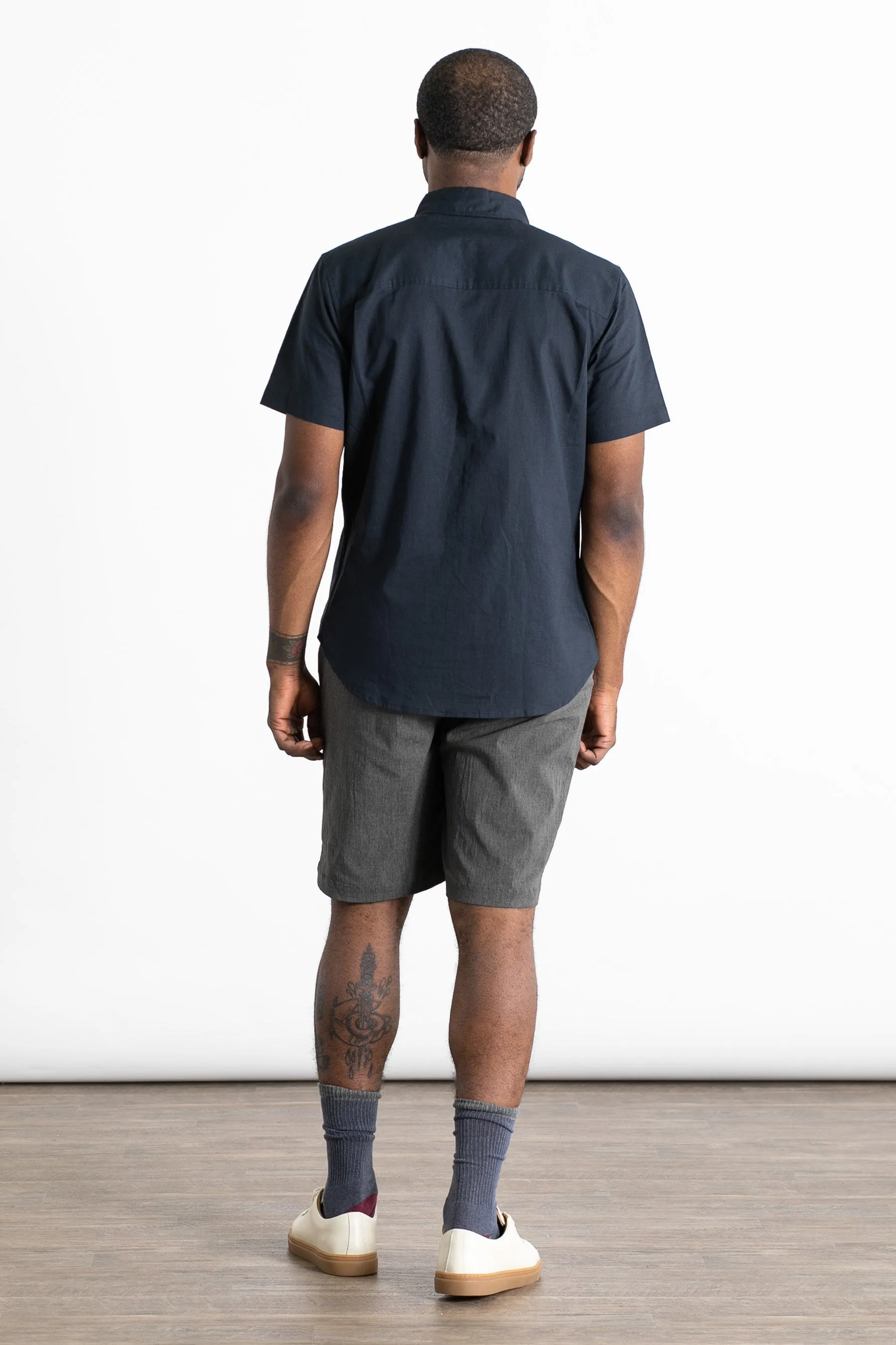 Harbor Slim Shirt / Black