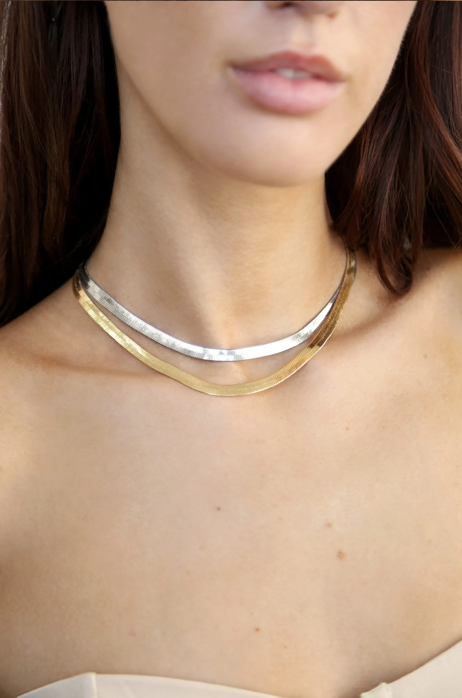 Herringbone Chain Necklace