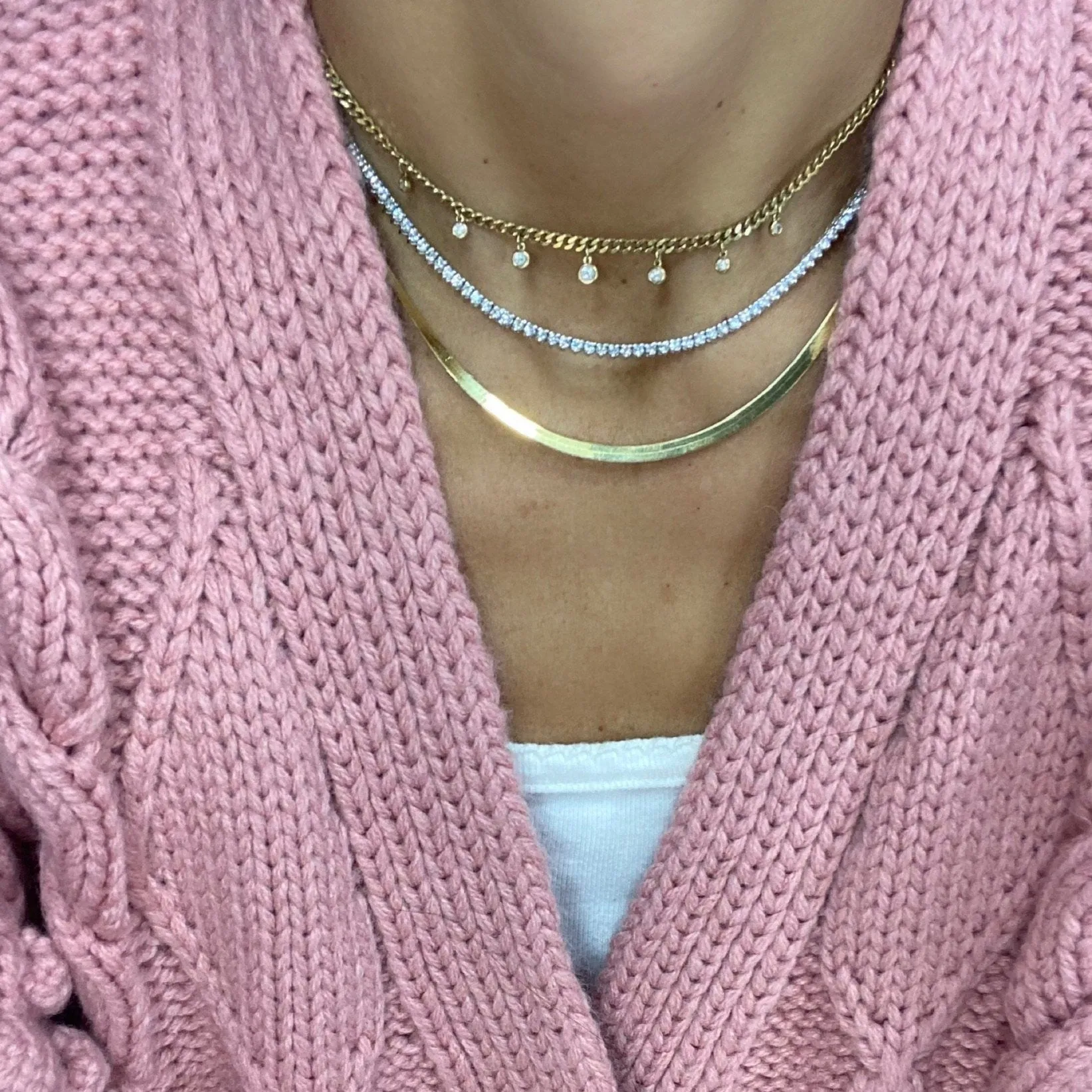 Herringbone Chain Necklace