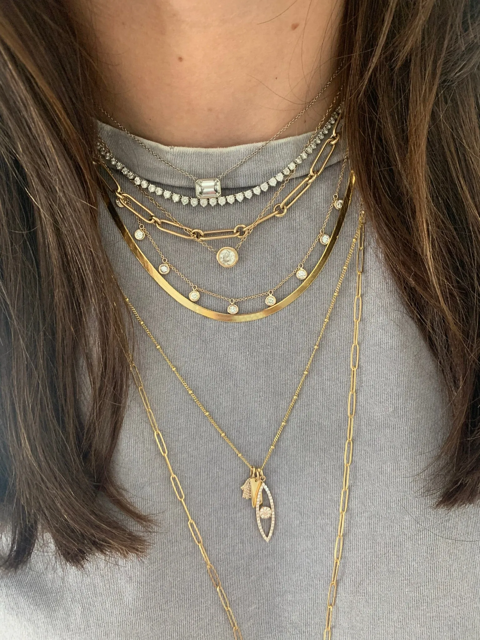 Herringbone Chain Necklace