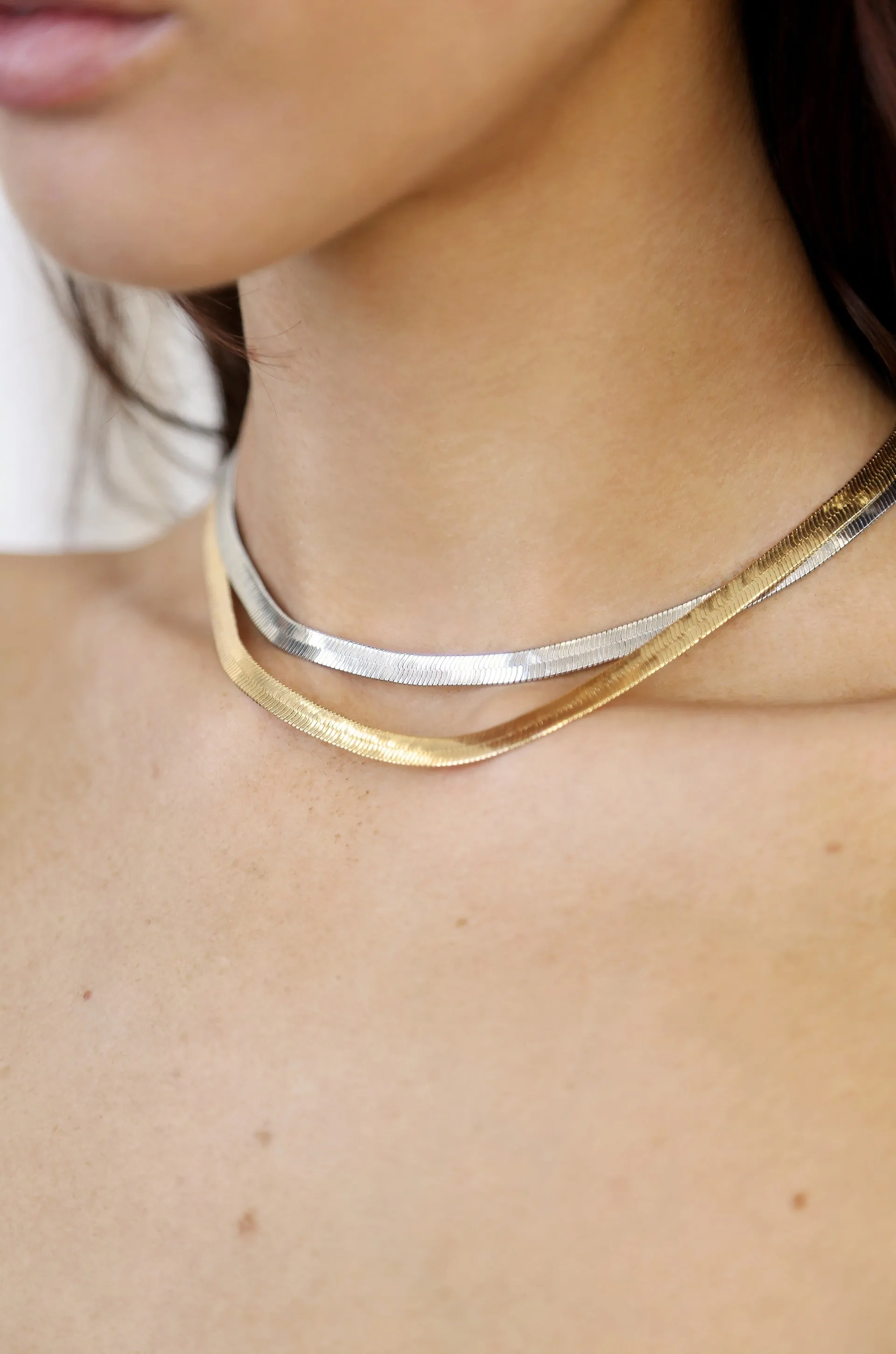 Herringbone Chain Necklace