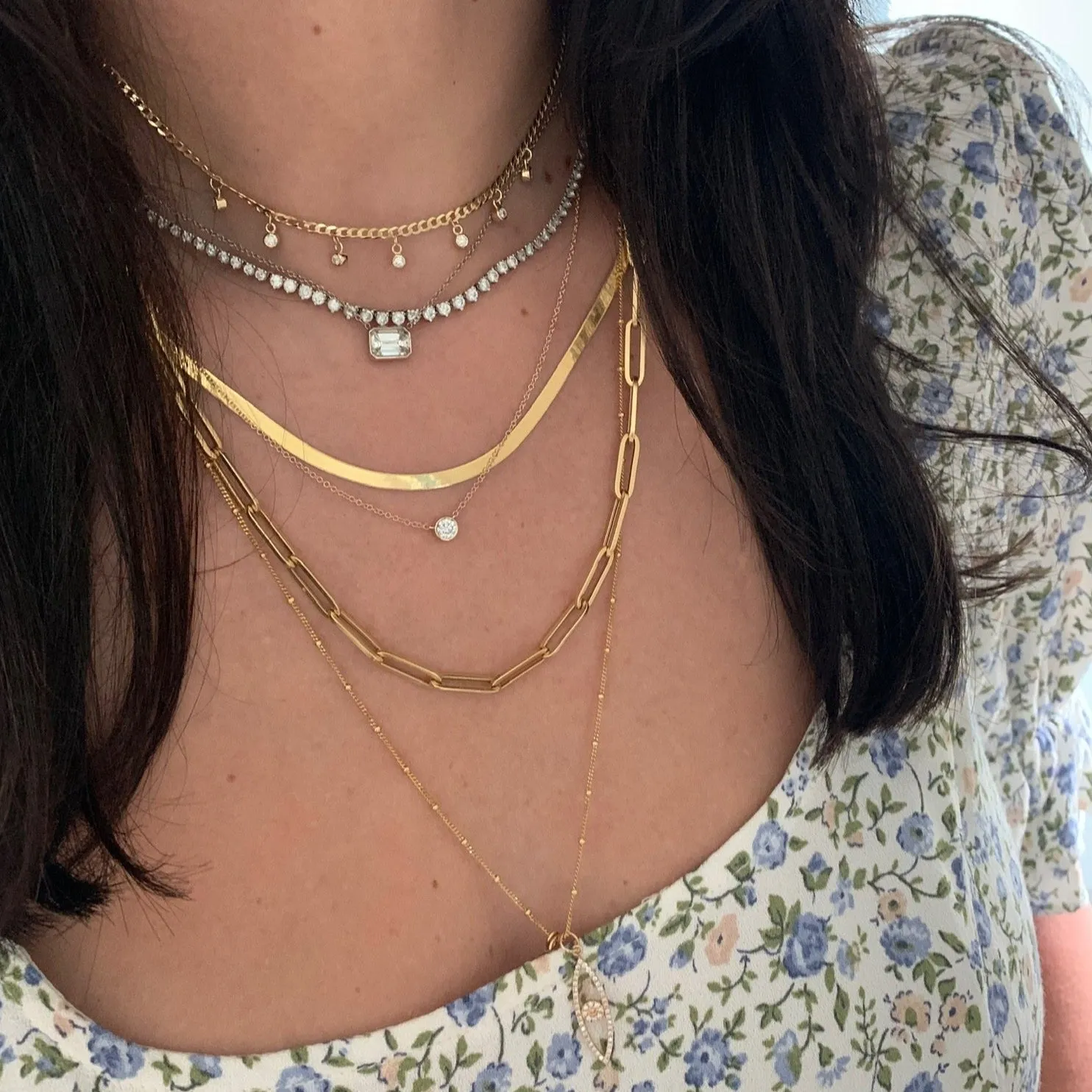 Herringbone Chain Necklace