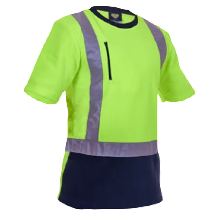 Hi Vis Day/Night Short Sleeve Polar Fleece T-shirt