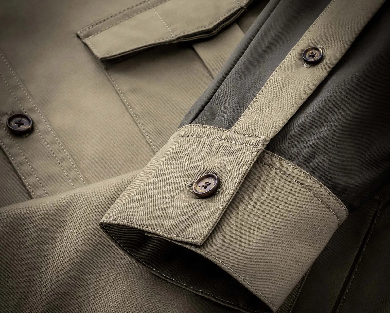 Huntsman Overshirt in Wildgrass