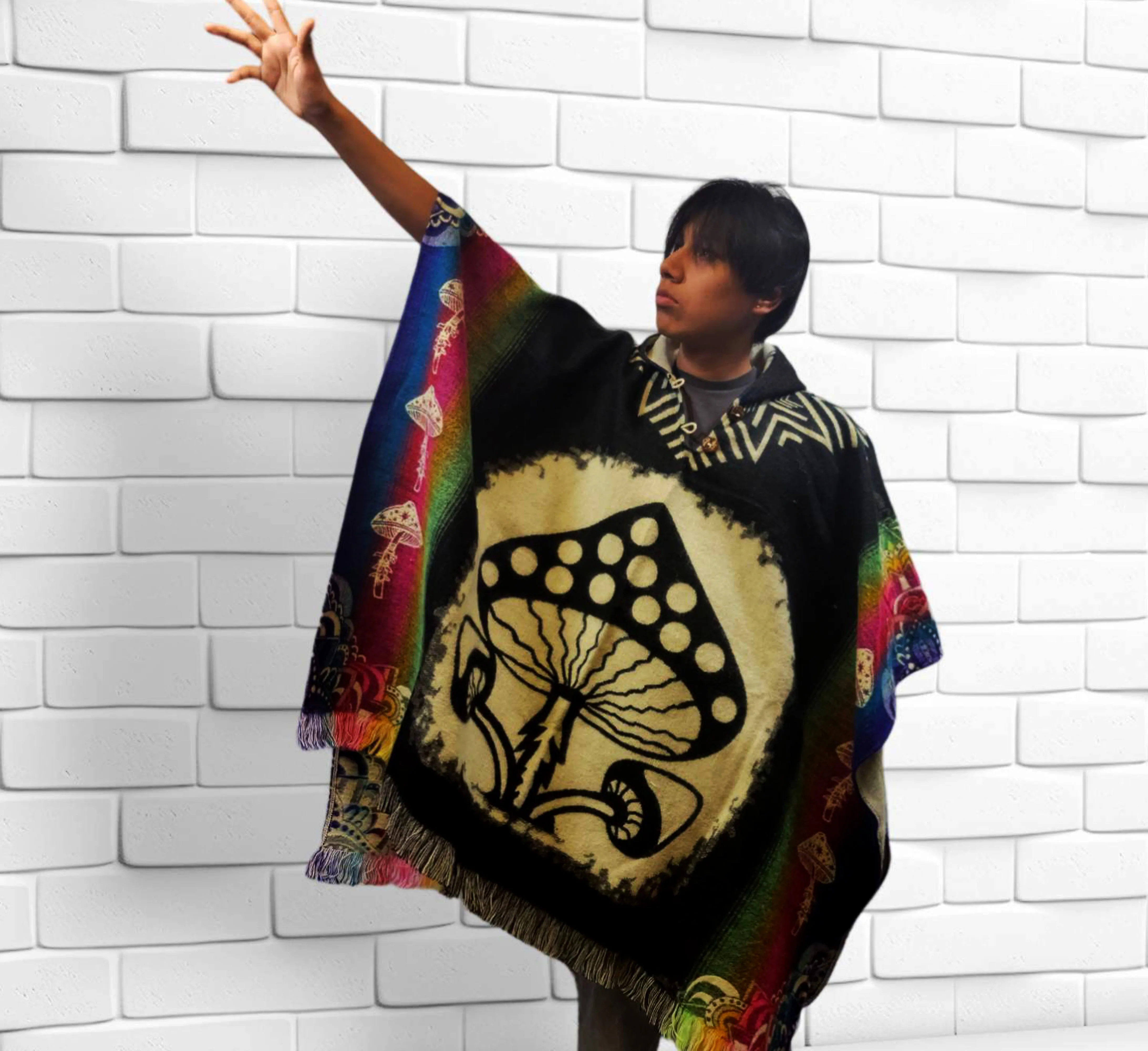 Indigenous fair trade ponchos#09