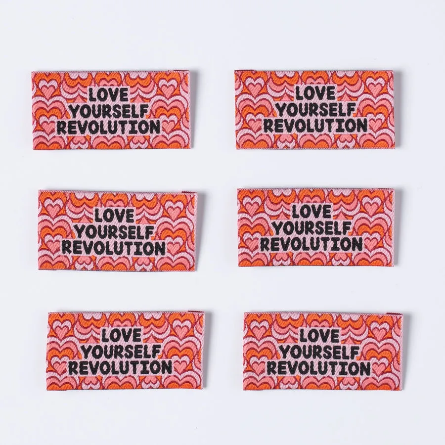 Little Rosy Cheeks - Pack Of 6 Sewing Labels - Love Yourself Revolution