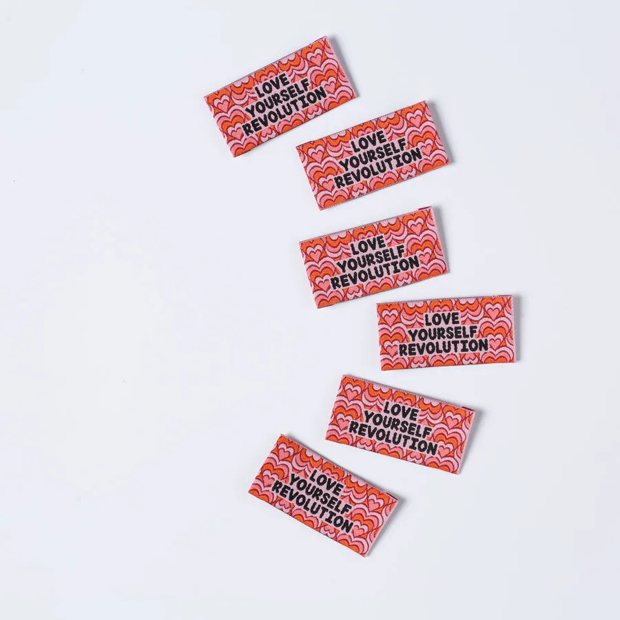 Little Rosy Cheeks - Pack Of 6 Sewing Labels - Love Yourself Revolution