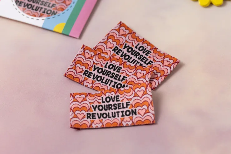 Little Rosy Cheeks - Pack Of 6 Sewing Labels - Love Yourself Revolution