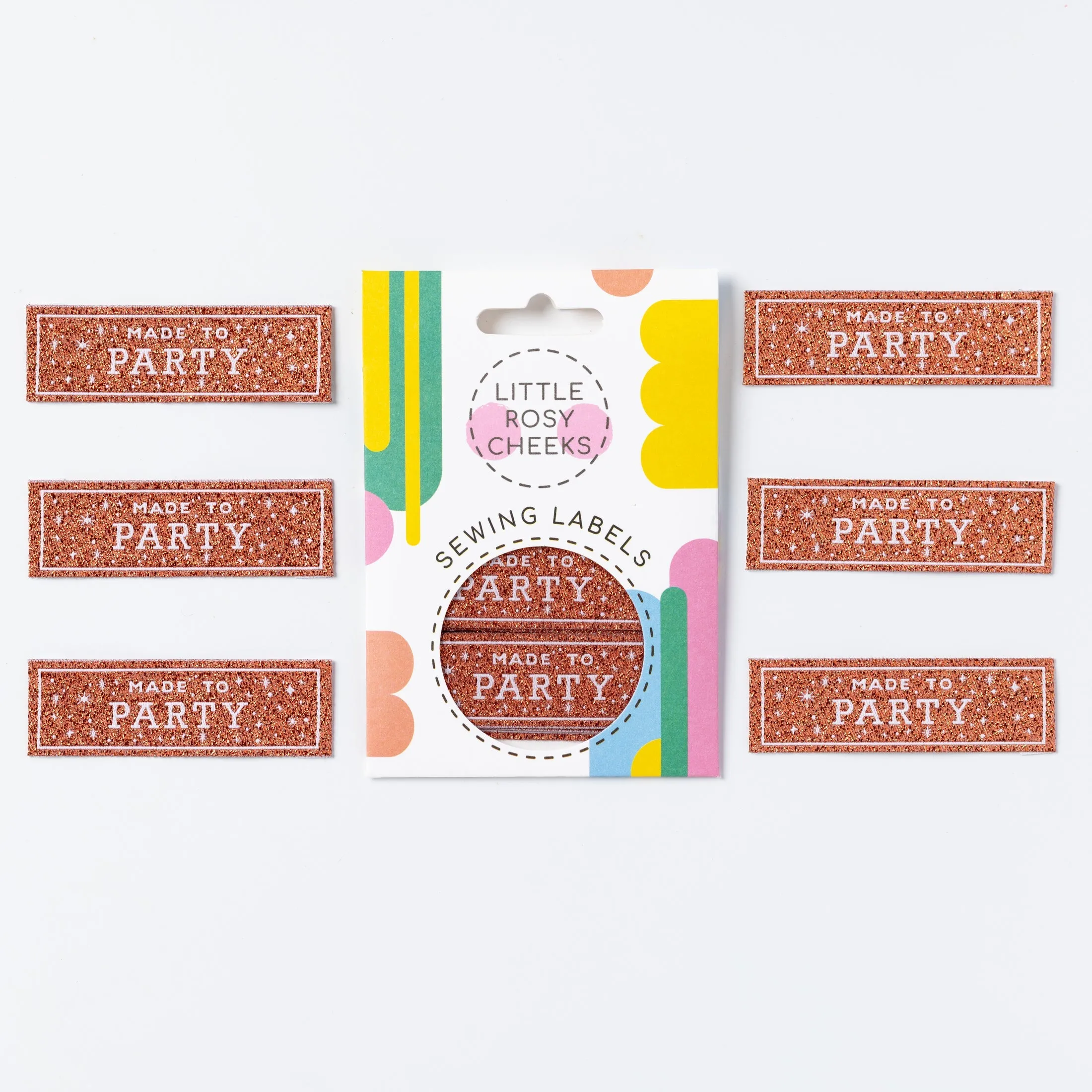 Little Rosy Cheeks - Pack Of 6 Sewing Labels - Made To Party