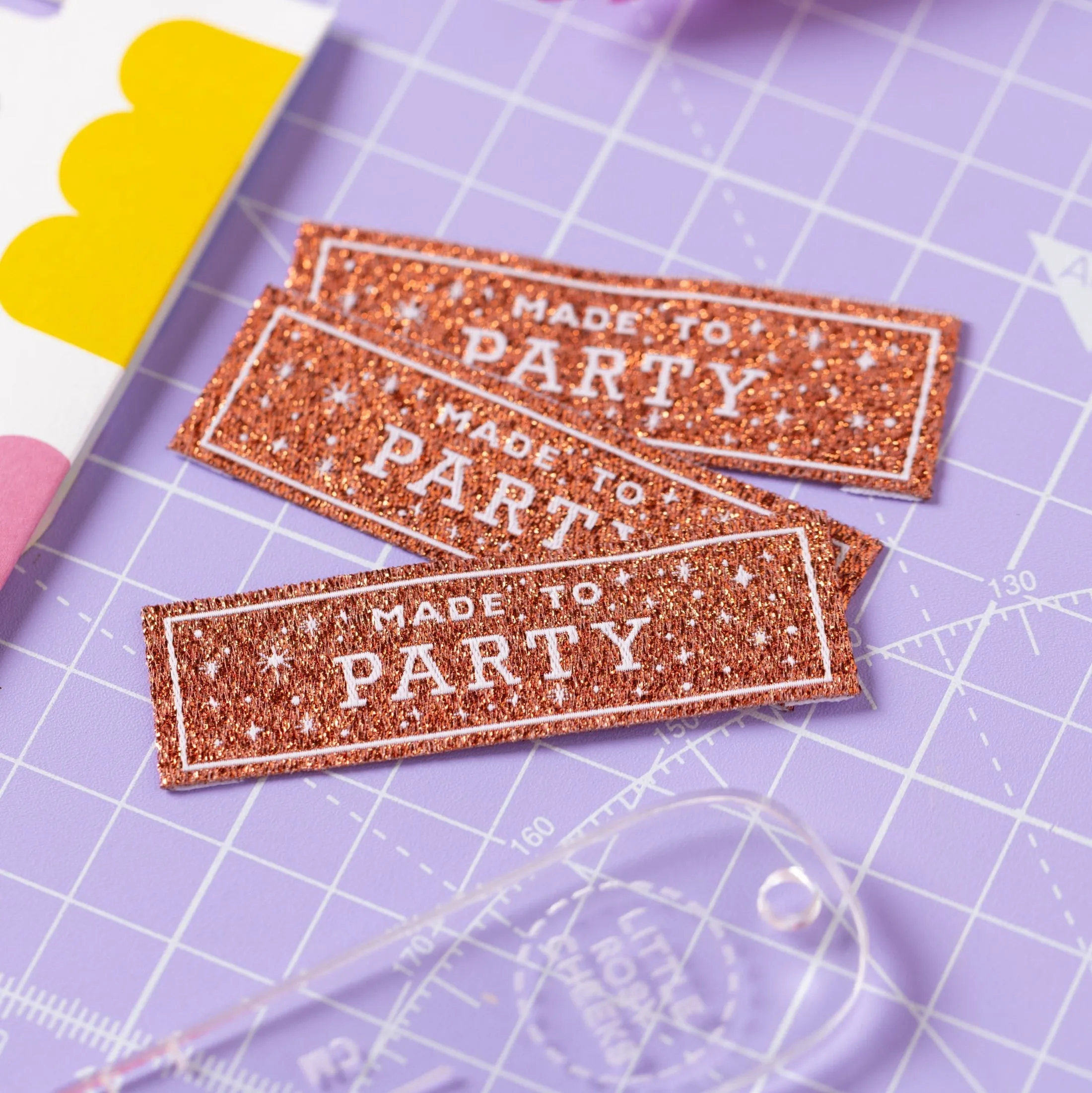 Little Rosy Cheeks - Pack Of 6 Sewing Labels - Made To Party